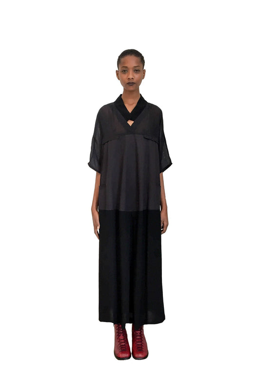 Osaka Robe I Black Sheer