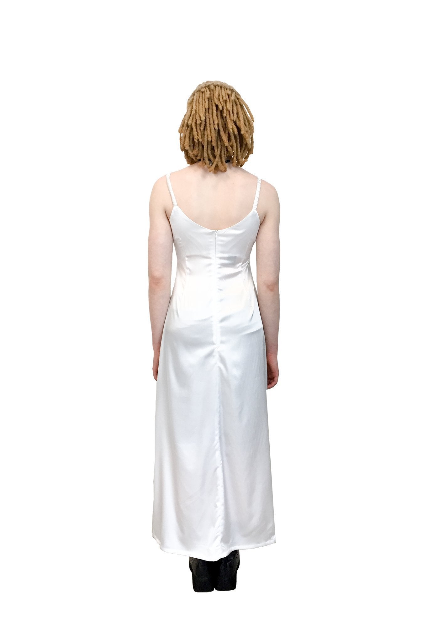 Sweet Pea Dress I White Satin
