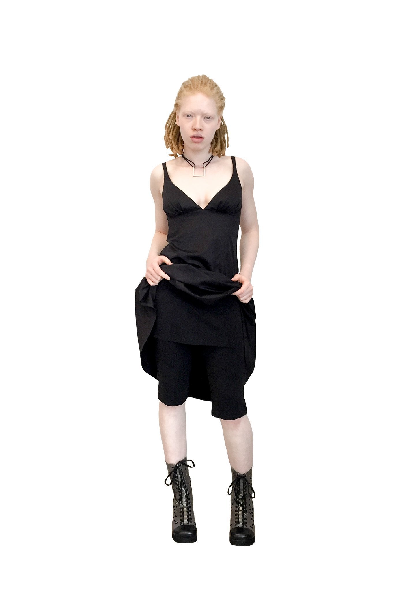 Double Trouble I ORGANIC Cotton Lycra Short with Skirt