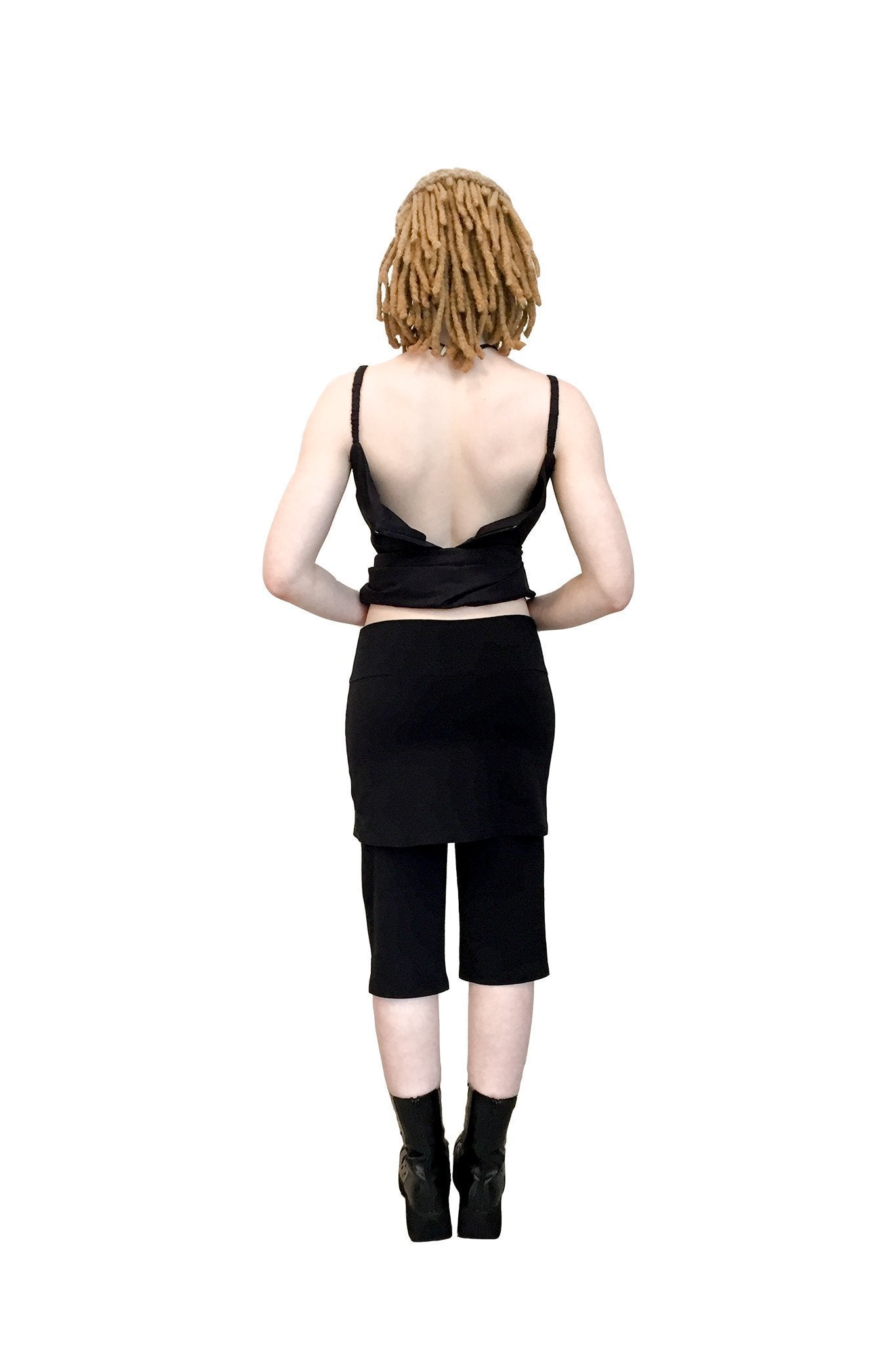 Double Trouble I ORGANIC Cotton Lycra Short with Skirt