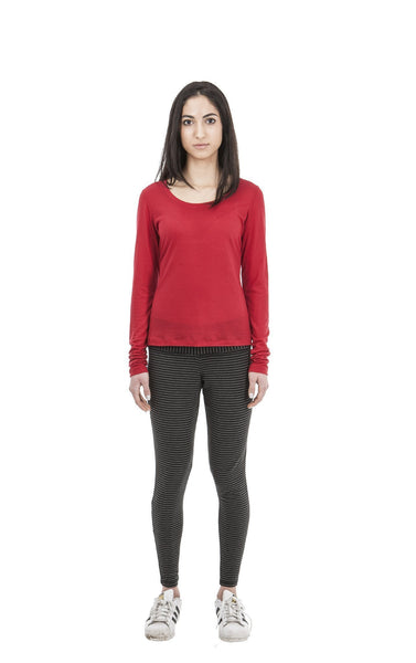 Magdelina Top | Hip | Red