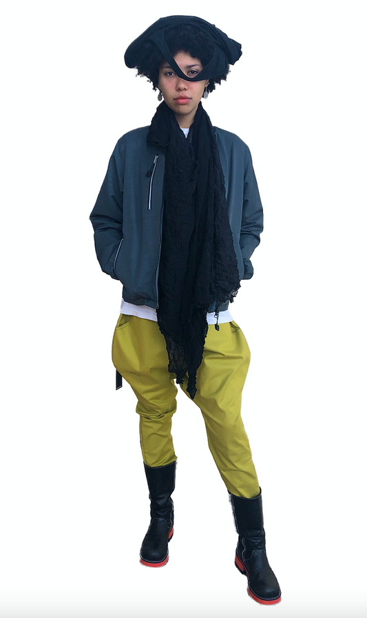 Jump Around Pant I Chartreuse Cotton Lycra