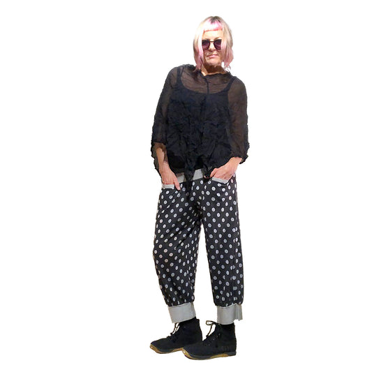 Roundabout Cropper Pant I Chicago Dot